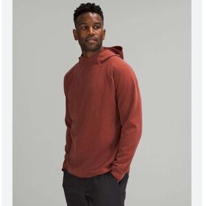 Lululemon GridLiner Fleece Hoodie Heathered Date Brown Medium